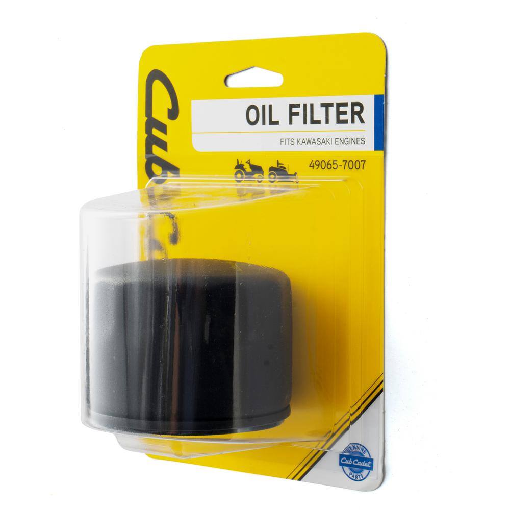 Cub Cadet Replacement Engine Oil Filter for Premium Kawasaki 22-24 HP Engines 490-201-C007