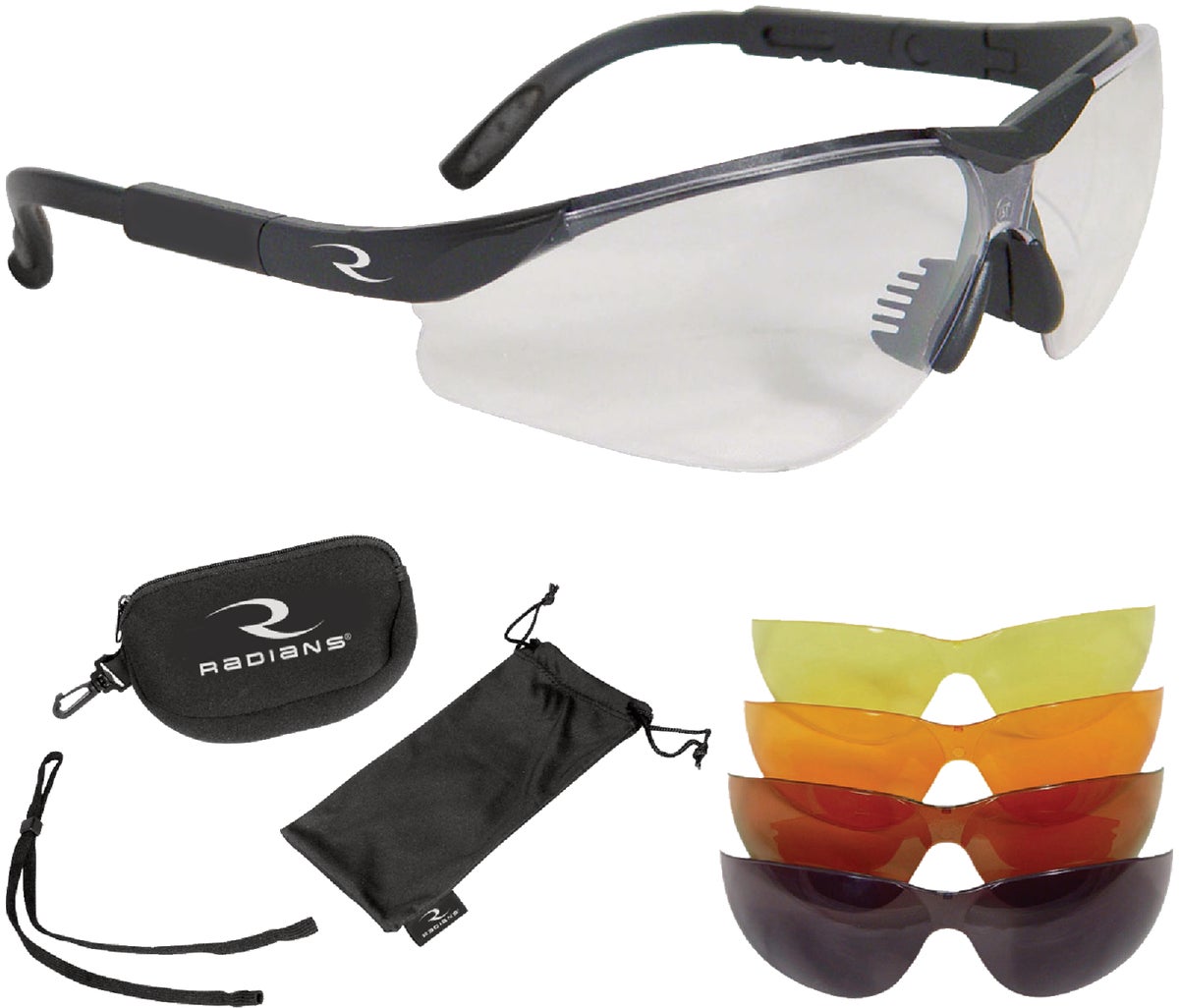 Radians T-85 5-Lens Interchangeable Shooting Glasses Kit