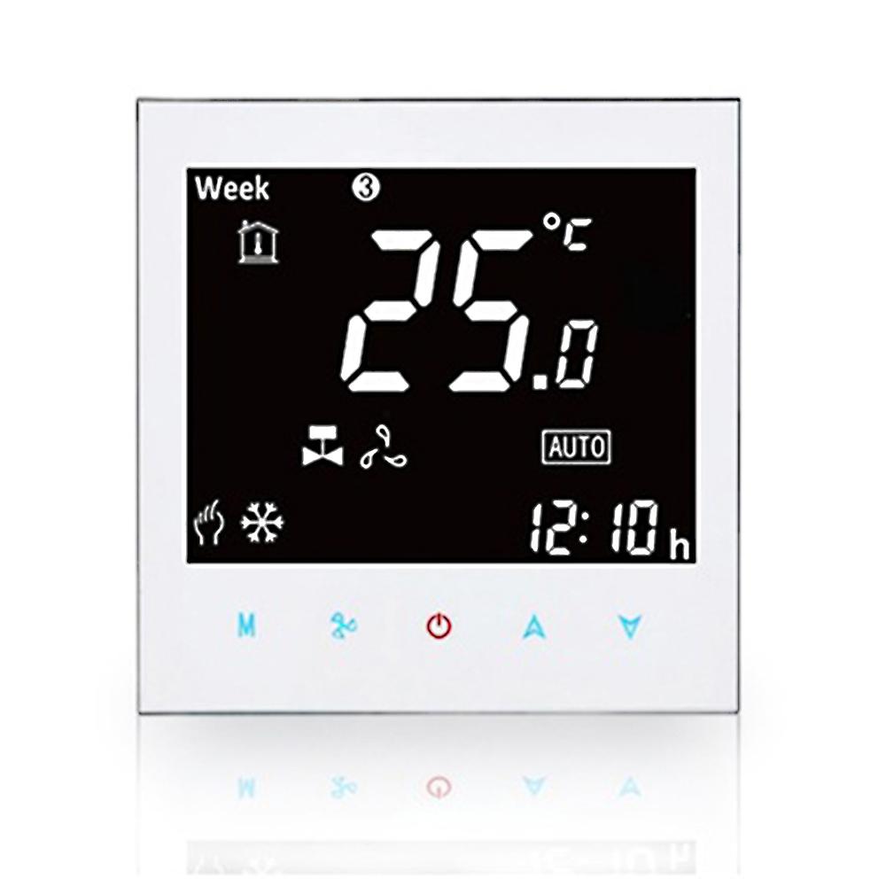 Thermostat Bac-2000elzb Central Air Conditioning Tuya  Zigbee Intelligent Constant Temperature Lcd Screen 5-95 () Wireless Controller Fan Coil Unit Sm