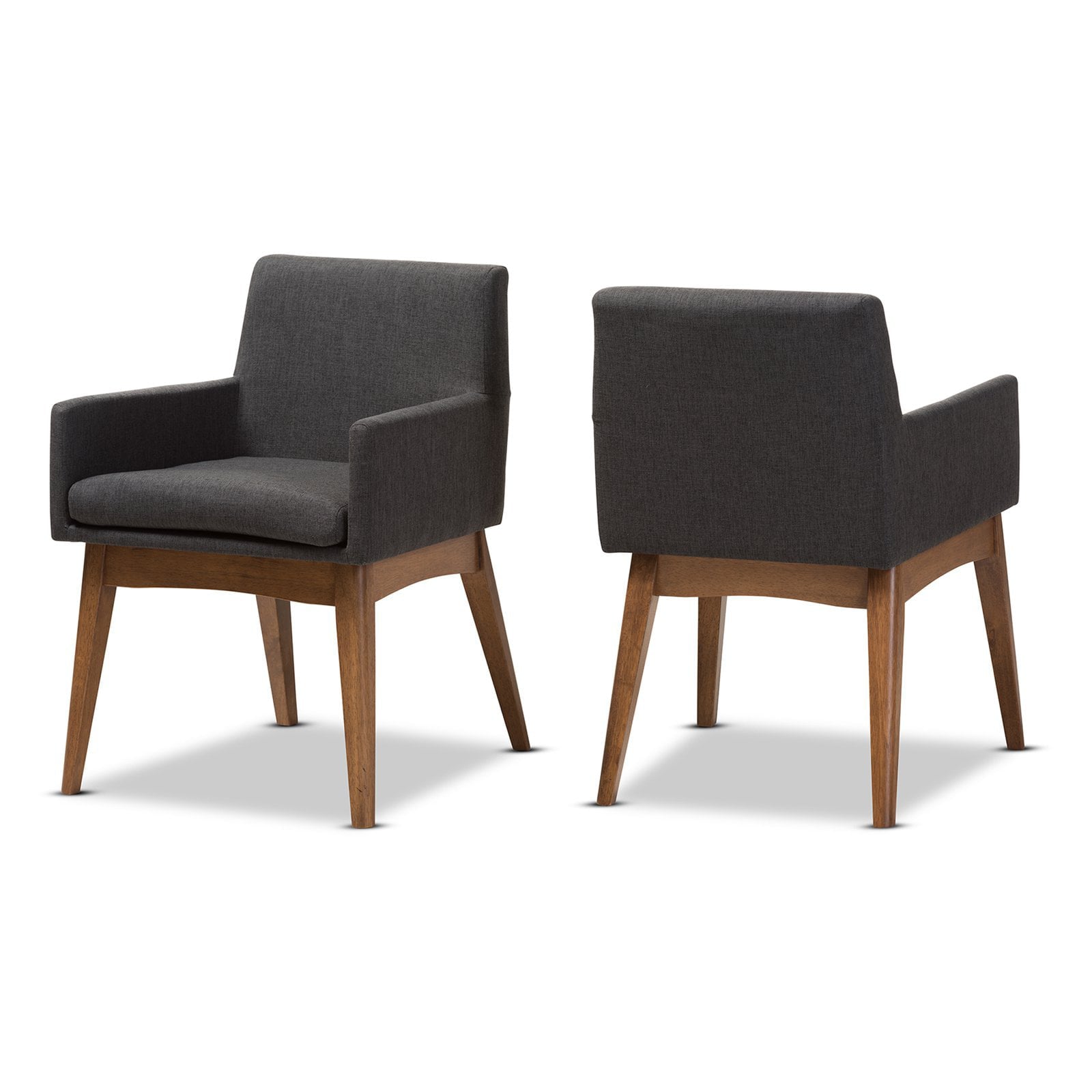 Baxton Studio Nexus Fabric Dining Armchair - Set of 2