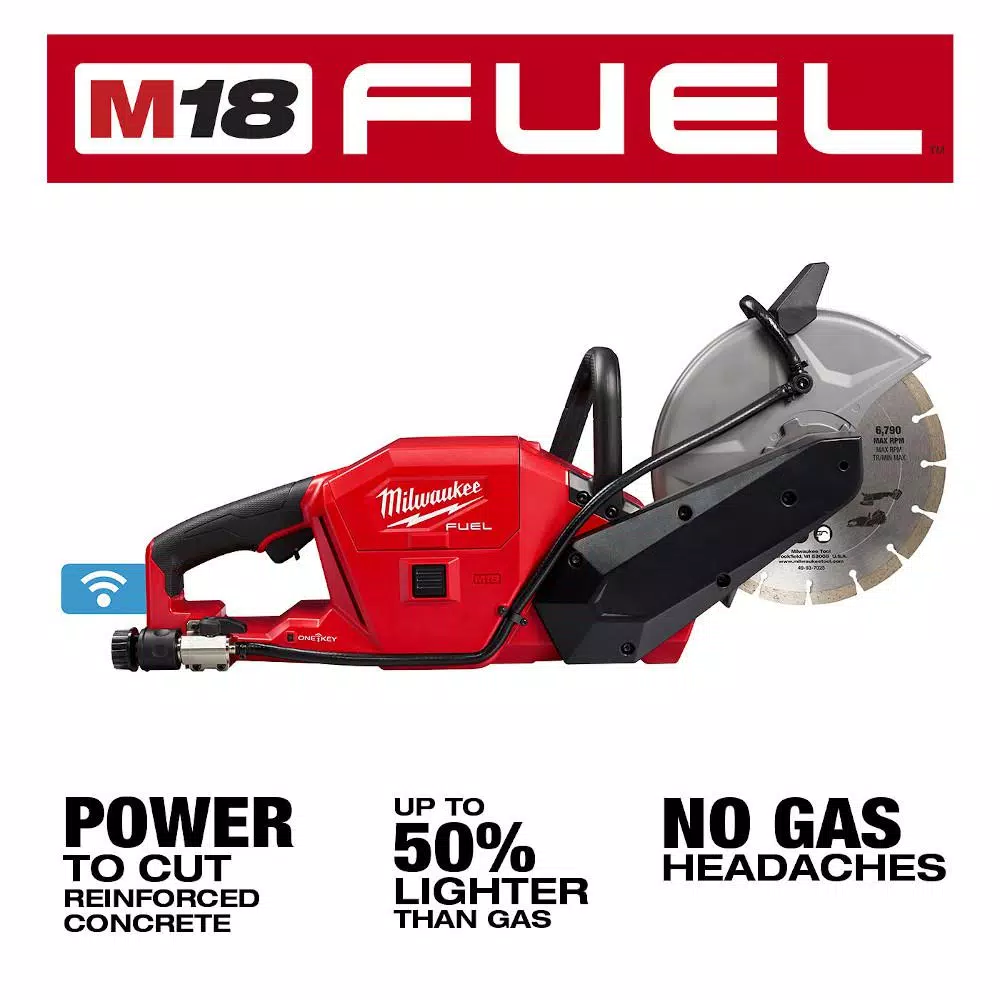 Milwaukee M18 FUEL ONE-KEY 18-Volt Lithium-Ion Brushless Cordless 9 in. Cut Off Saw (Tool-Only) and#8211; XDC Depot