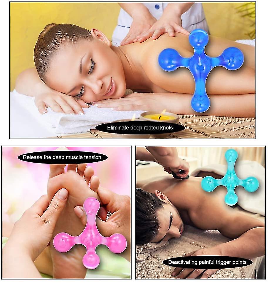 Self-massage Mini Massager 4 Head Massage Tool Body Massager