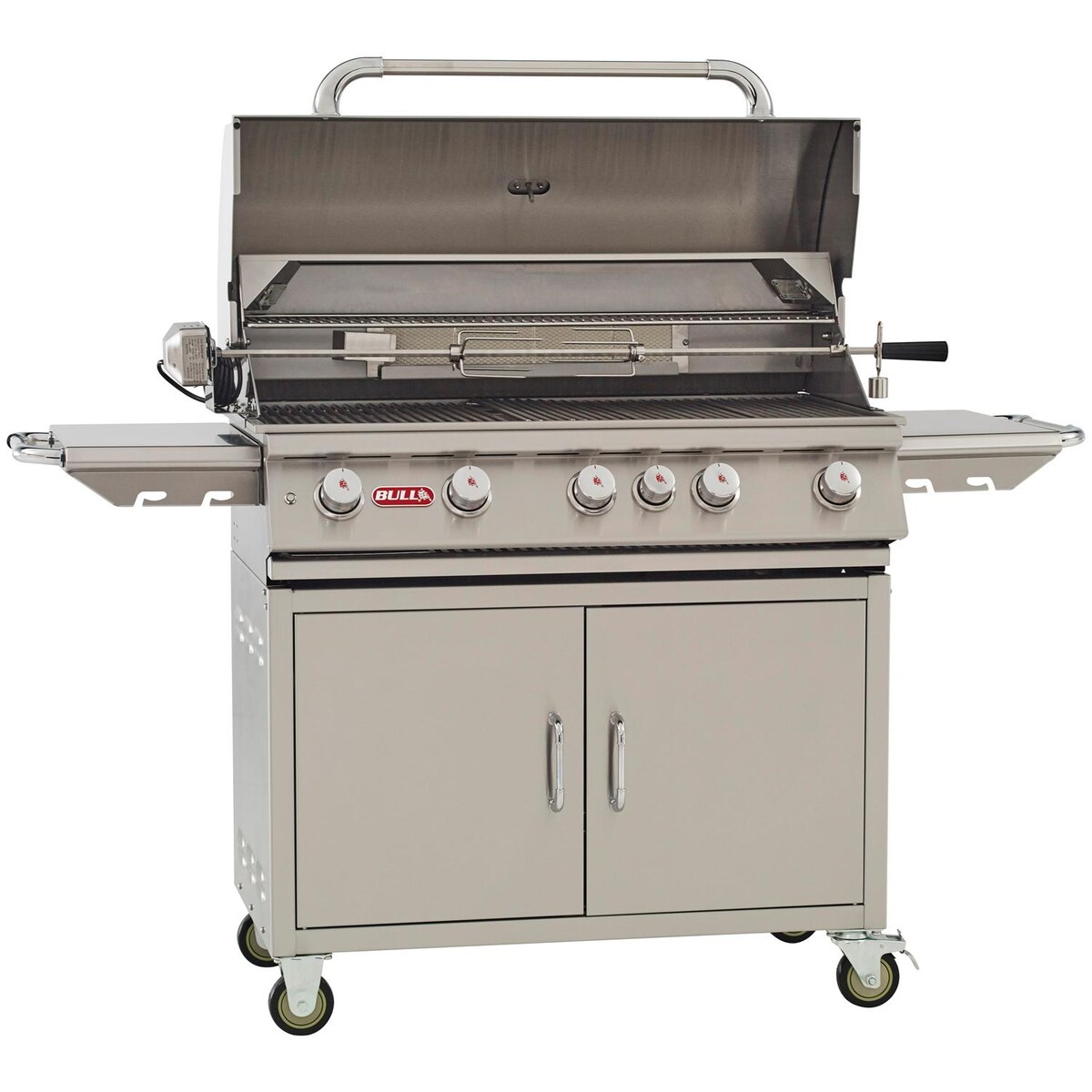 Bull Brahma 38-Inch 5-Burner Natural Gas Grill W/ Rotisserie