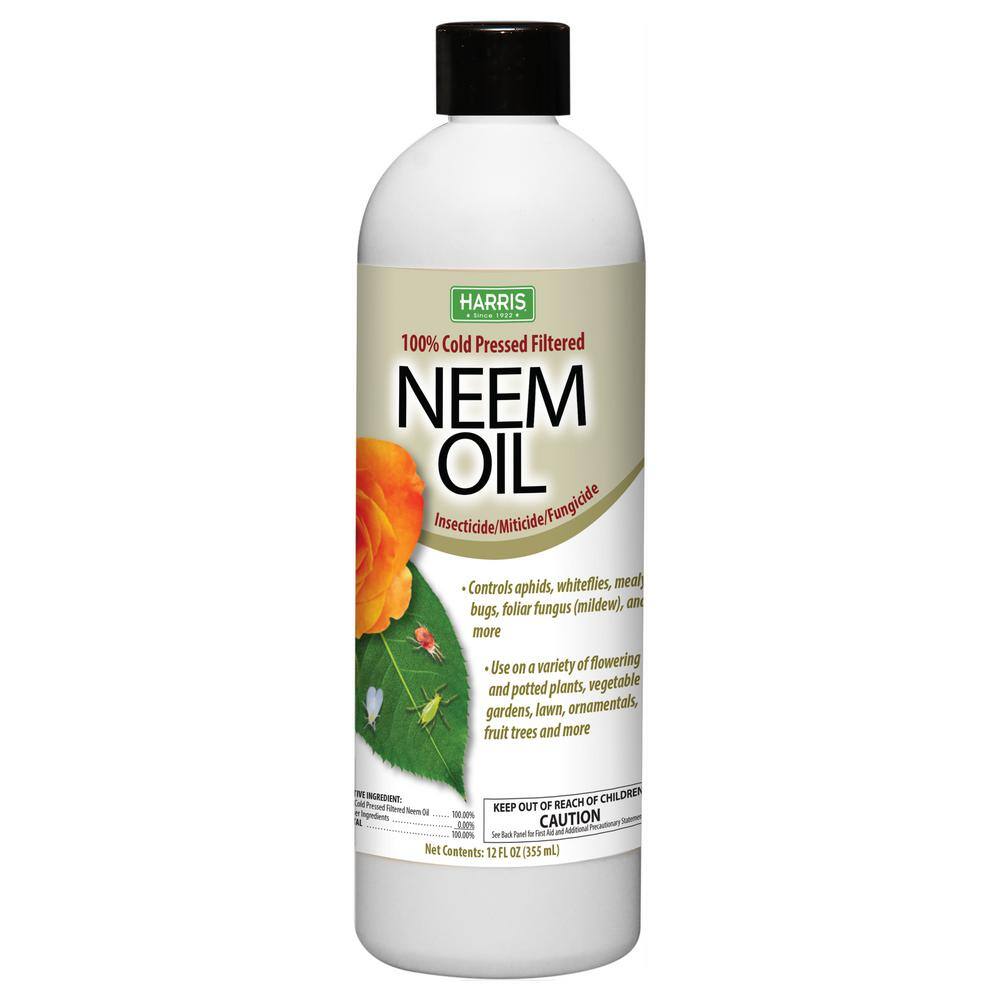 Harris 12 oz. 100% Cold Pressed Unrefined Cosmetic Grade Neem Oil NEEM-12