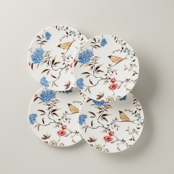 Lenox 890735 Sprig   Vine Set of 4 Accent Plates  ...