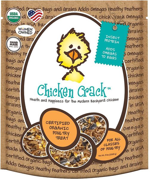 Treats for Chickens Chicken Crack Certified Organic Poultry Treat