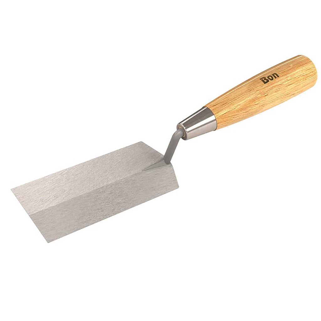 Bon Tool Margin Trowel - Carbon Steel - 8 x 2 - Wood Handle | Gemplers