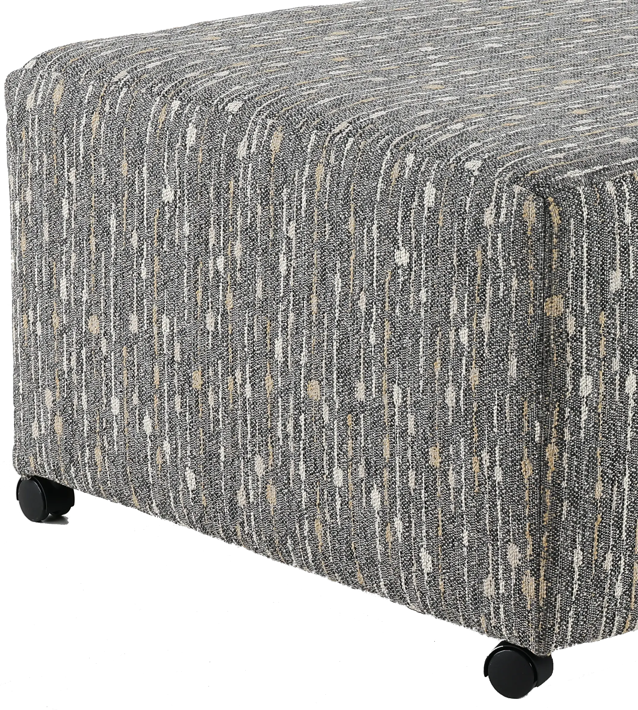 Simplicity Charcoal Gray Cocktail Ottoman