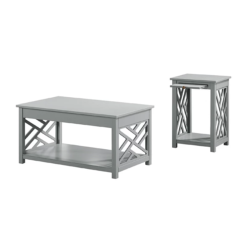 Alaterre Furniture Coventry Coffee Table and End Table 2-piece Set