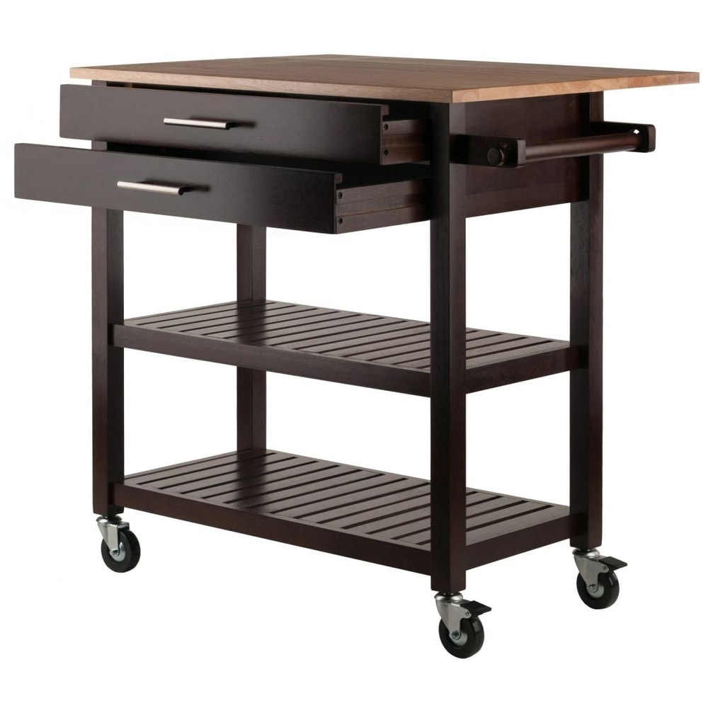 Modern Kitchen Cart  Drop Leaf