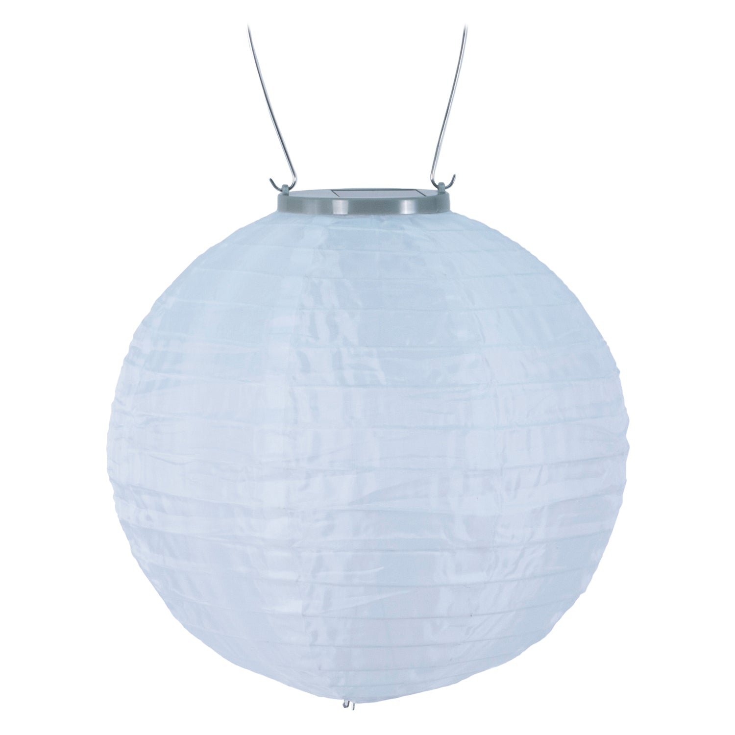 Allsop Home Garden 31577 10-In. Glow Nylon Solar Lantern