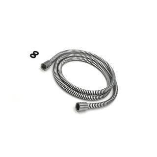 Westbrass 72 in. Extra Long Plastic SuperFlex Handlheld Shower Hose Polished Chrome D355P-CP