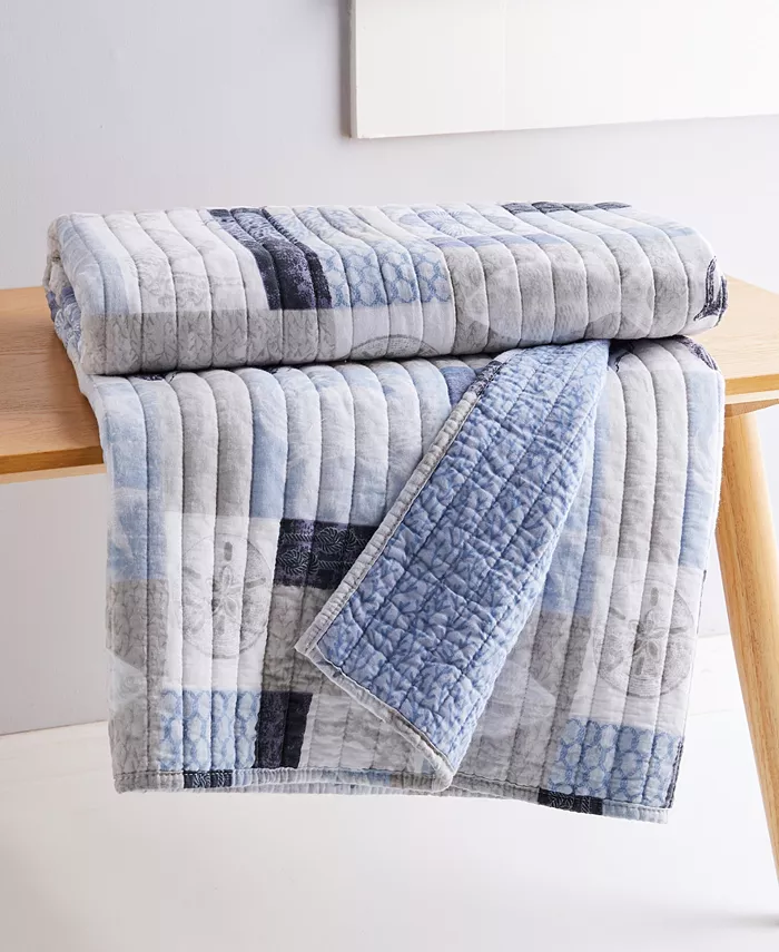 Levtex Cerralvo Reversible Quilted Throw， 50 x 60