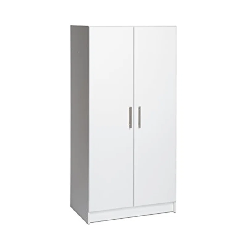 Prepac Elite 2 Door Wardrobe Cabinet， 32