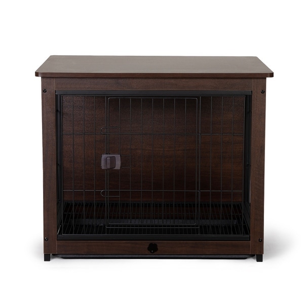 Side Table with Dog Cage Design， Small/ Medium/ Large Sizes to Choose