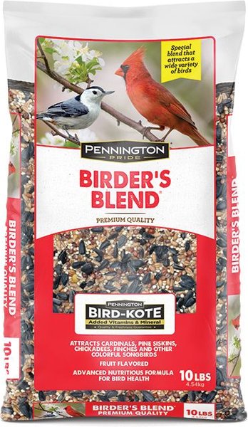 Pennington Pride Birder's Blend Bird Food， 10-lb bag