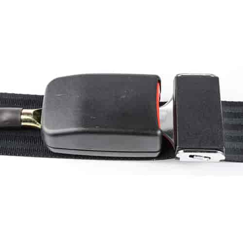 JEGS 70086 3-Point Retractable Seat Belt Sleeve/Cable Length: 12 in. Belt Width