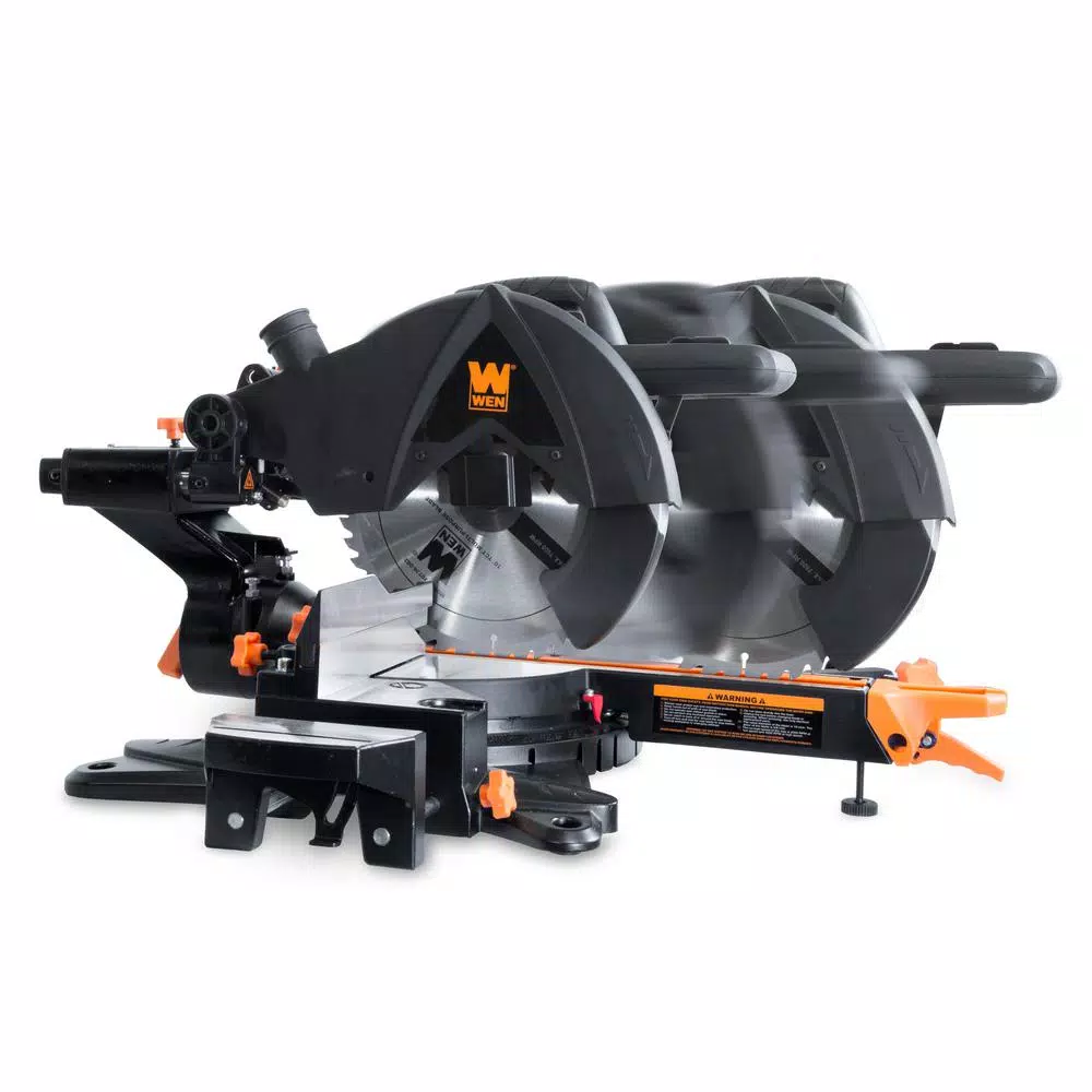 WEN 2-Speed Single Bevel 10 in. Sliding Compound Miter Saw with Smart Power Technology and#8211; XDC Depot