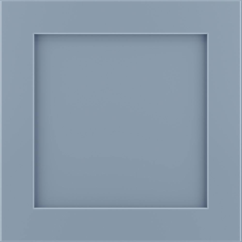 American Woodmark San Mateo 12-78 in. W x 13 in. D x 34 in. H Cabinet Door Sample in Painted Mist 98164