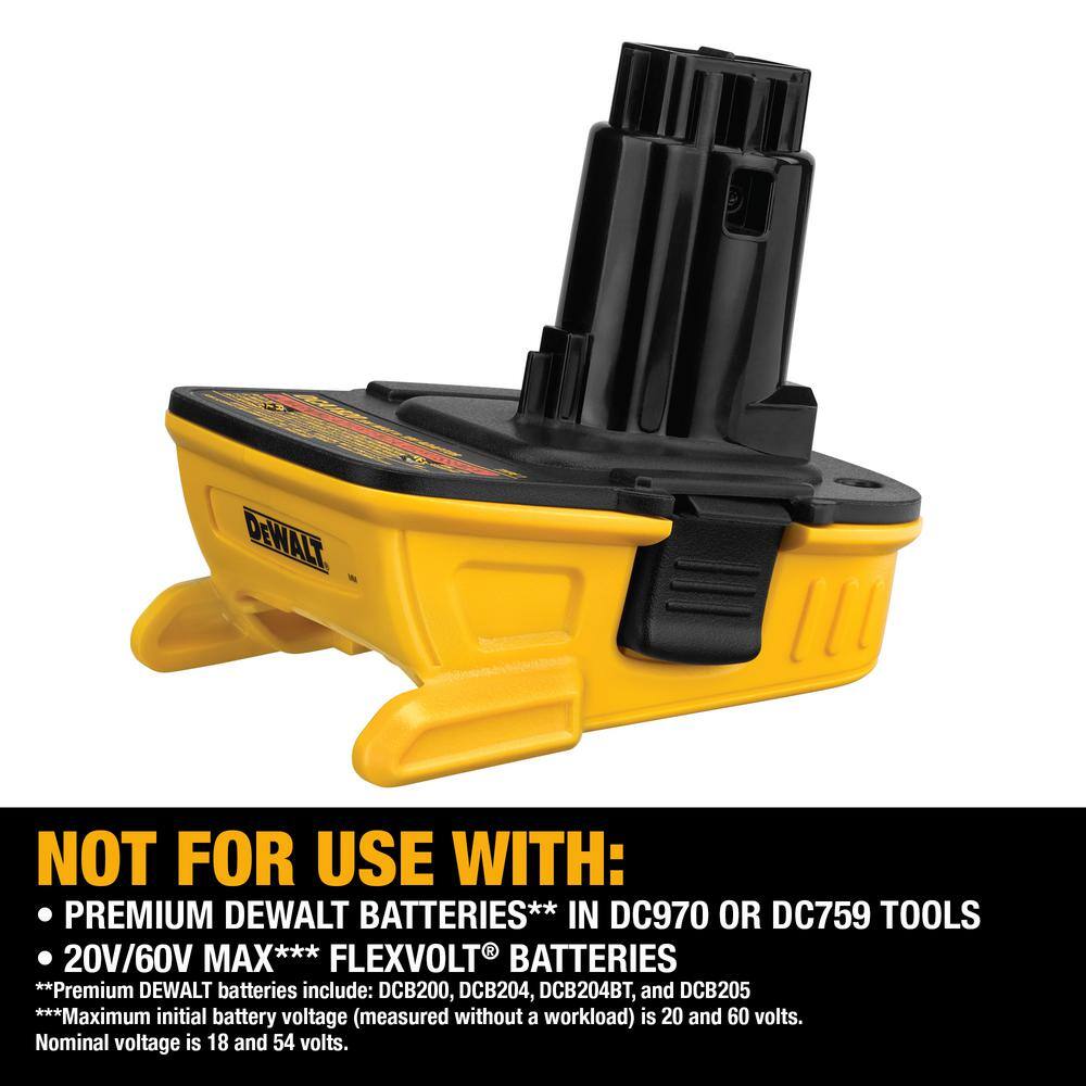 DW 18V to 20V MAX Lithium-Ion Battery Adapter Kit (2 Pack) DCA2203C