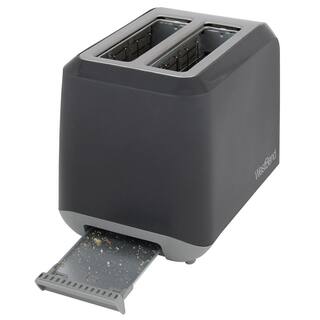 West Bend 2-Slice Silver Extra Wide Slot Toaster with Bagel Settings Ultimate Toast Lift and Removable Crumb Tray 78823