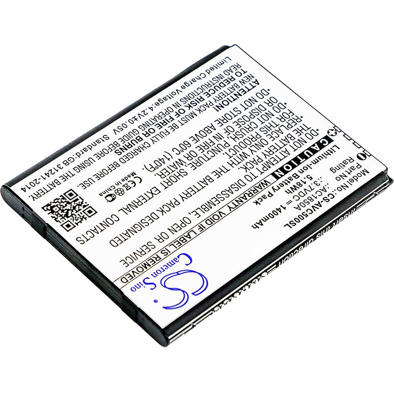 Archos 45B Helium 50c Neon Replacement Battery BatteryClerkcom Mobile Phone