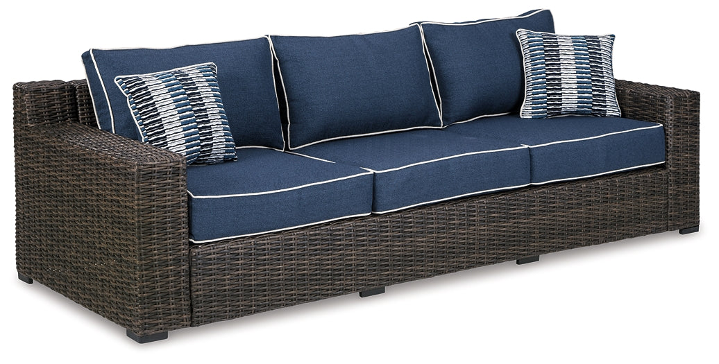 Grasson Lane Outdoor Sofa, Loveseat and Ottoman