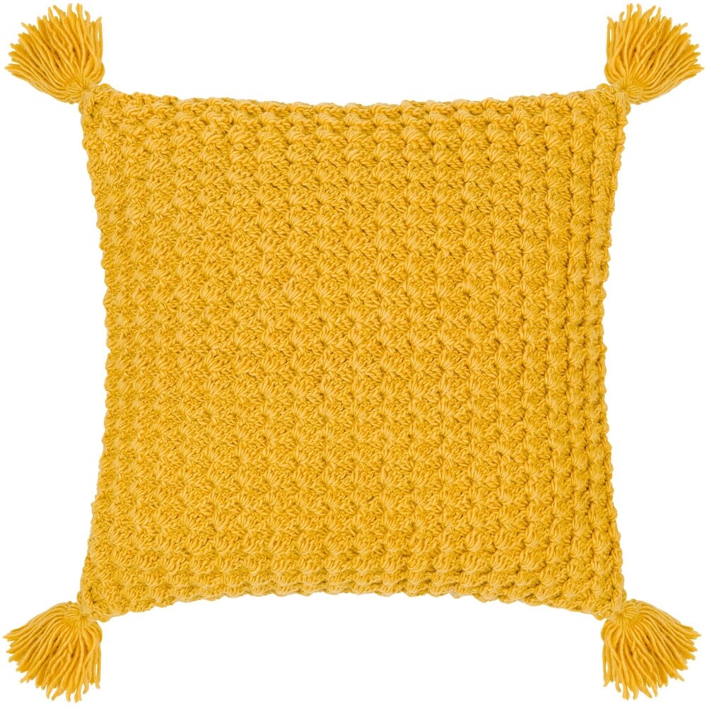 Artistic Weavers Kalae Large Knit Crochet Pattern Throw Pillow