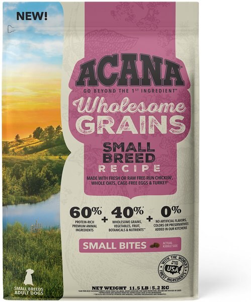 ACANA Wholesome Grains Small Breed Recipe Dry Dog Food