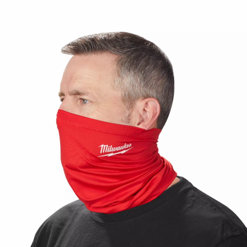 Face Guard and Neck Gaiter Multi-Functional Red ;