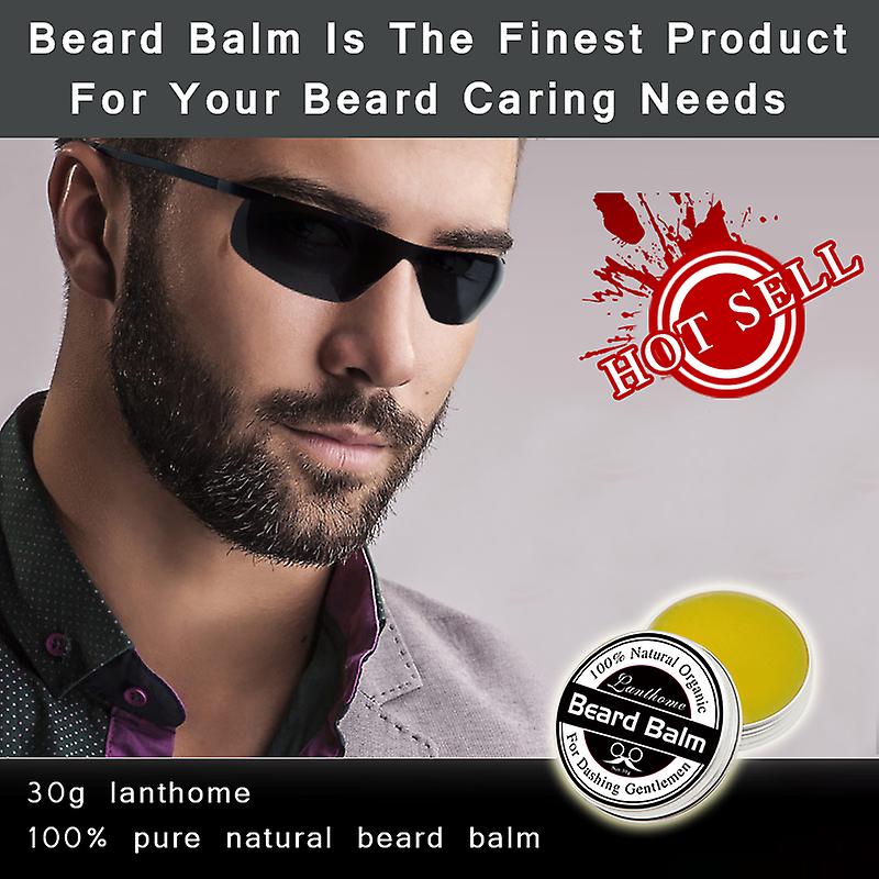 Born Pretty Natural Professional Beard Conditioner Beard Balm For Beard Growth And Organic Moustache Wax For Beard Smooth Styling For Men