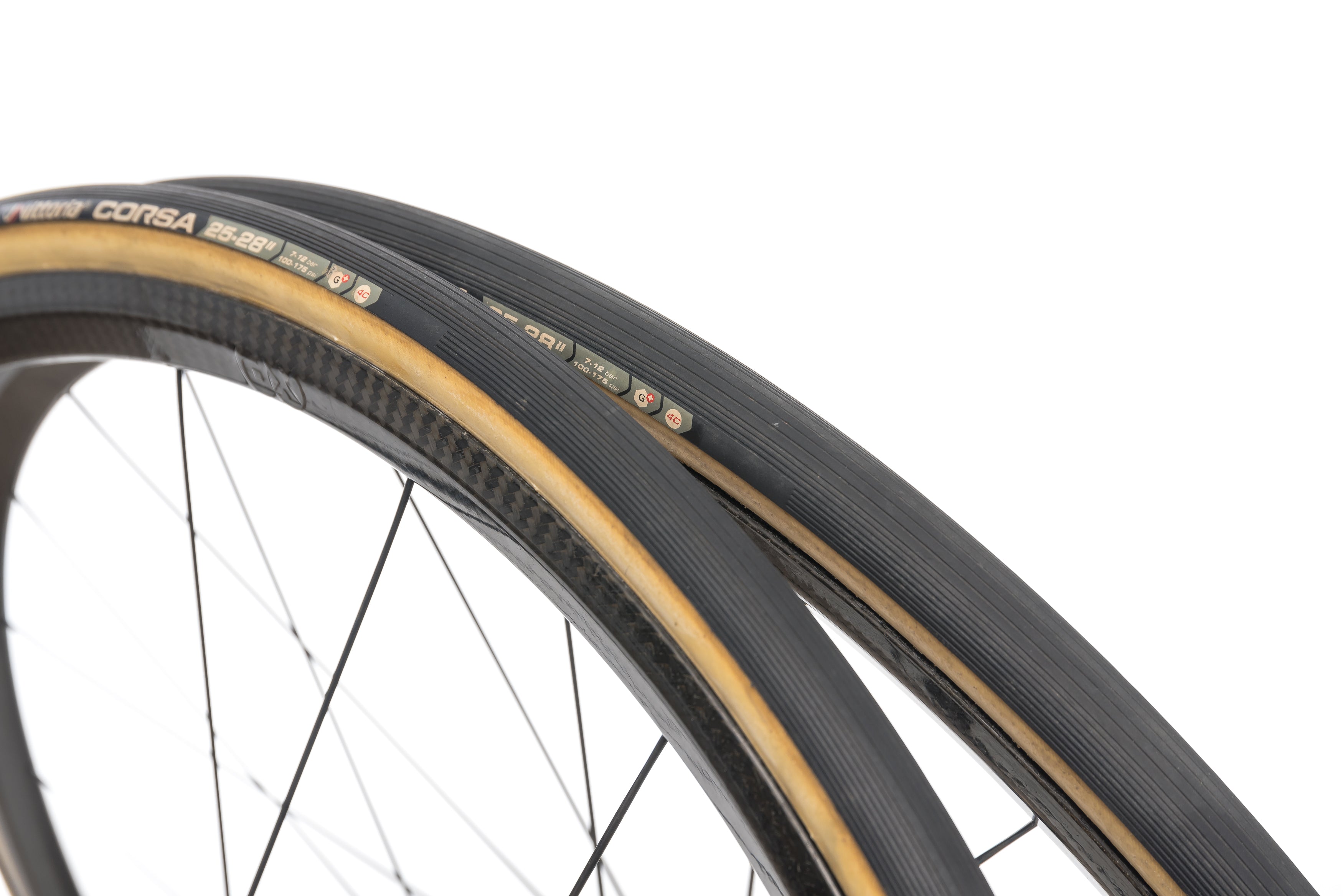 Ax-Lightness Ultra 25T Carbon Tubular 700c Wheelset