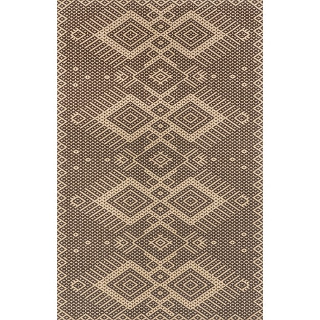 Leith Geometric Cotton blend Area Rug