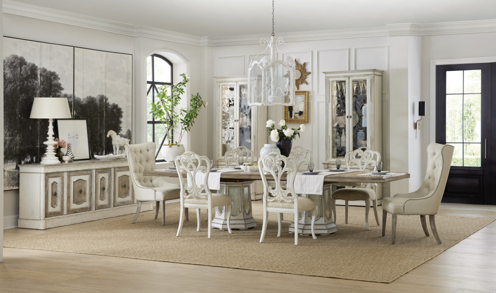 Sanctuary Hostesse Upholstered Chair   Farmhouse   Dining Chairs   by Hooker Furniture  Houzz