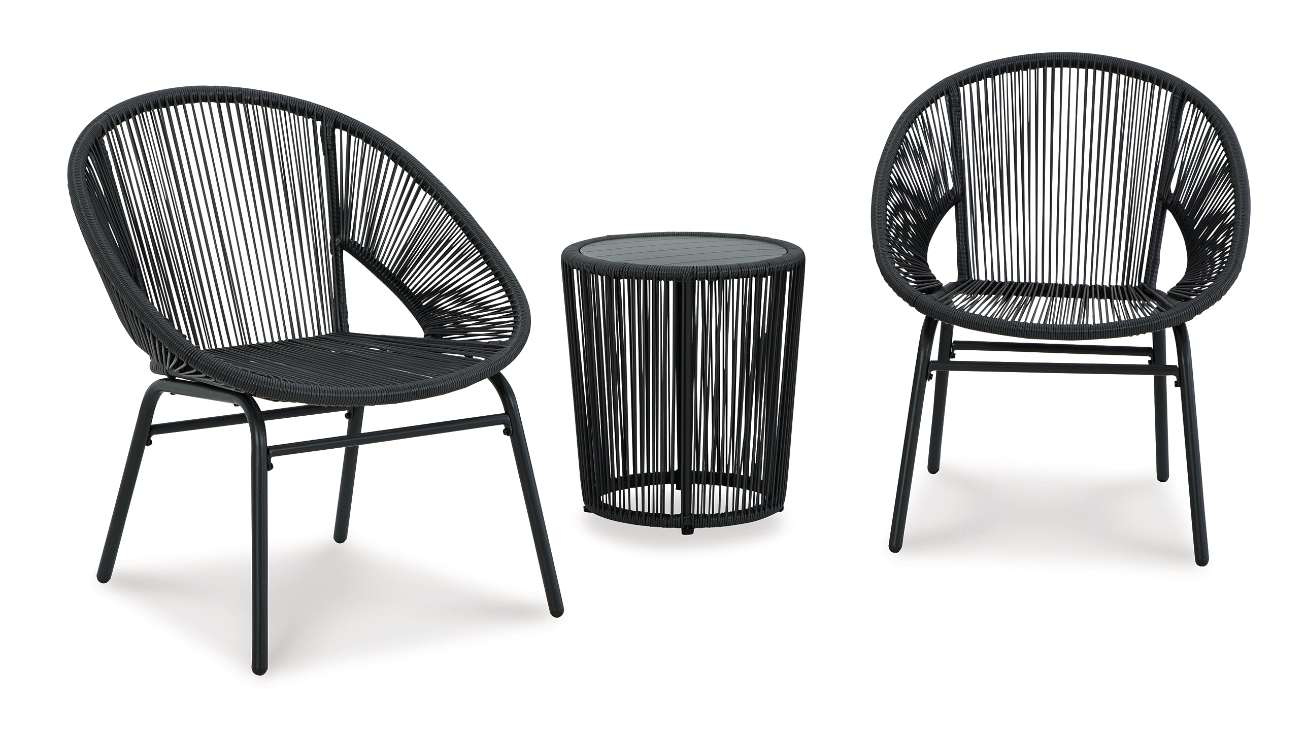 Mandarin Cape Outdoor Table and Chairs (Set of 3)