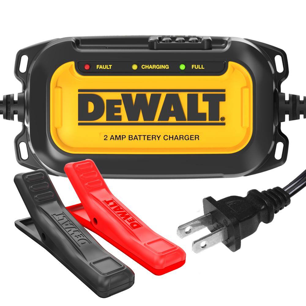 DW Professional 2 Amp Automotive Battery Charger and Maintainer DXAEC2