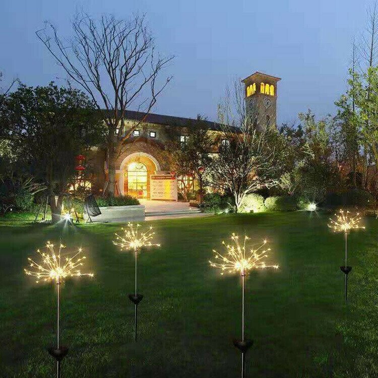 🔥BIG SALE -48% OFF🔥🔥-Waterproof  Solar Garden  Fireworks Lamp