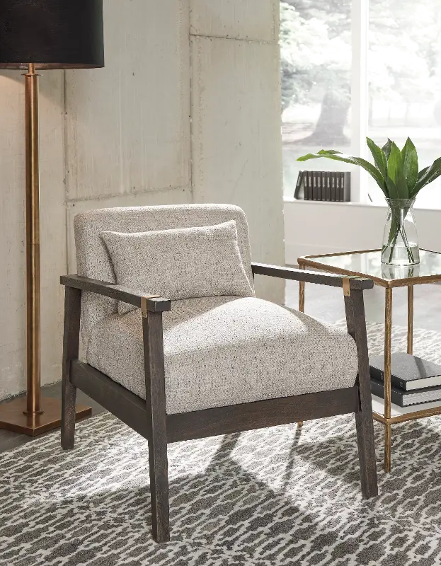 Cement Gray Accent Chair