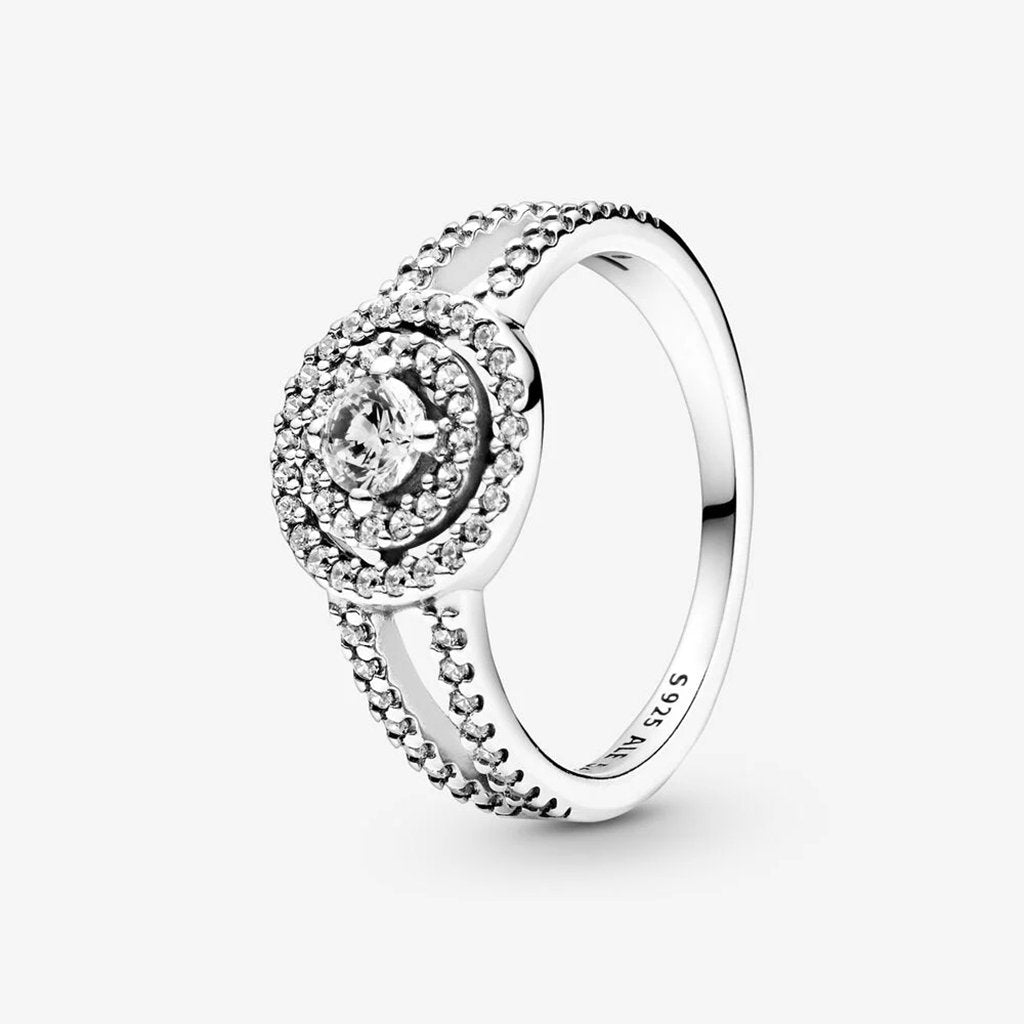 PANDORA  Sparkling Double Halo Ring