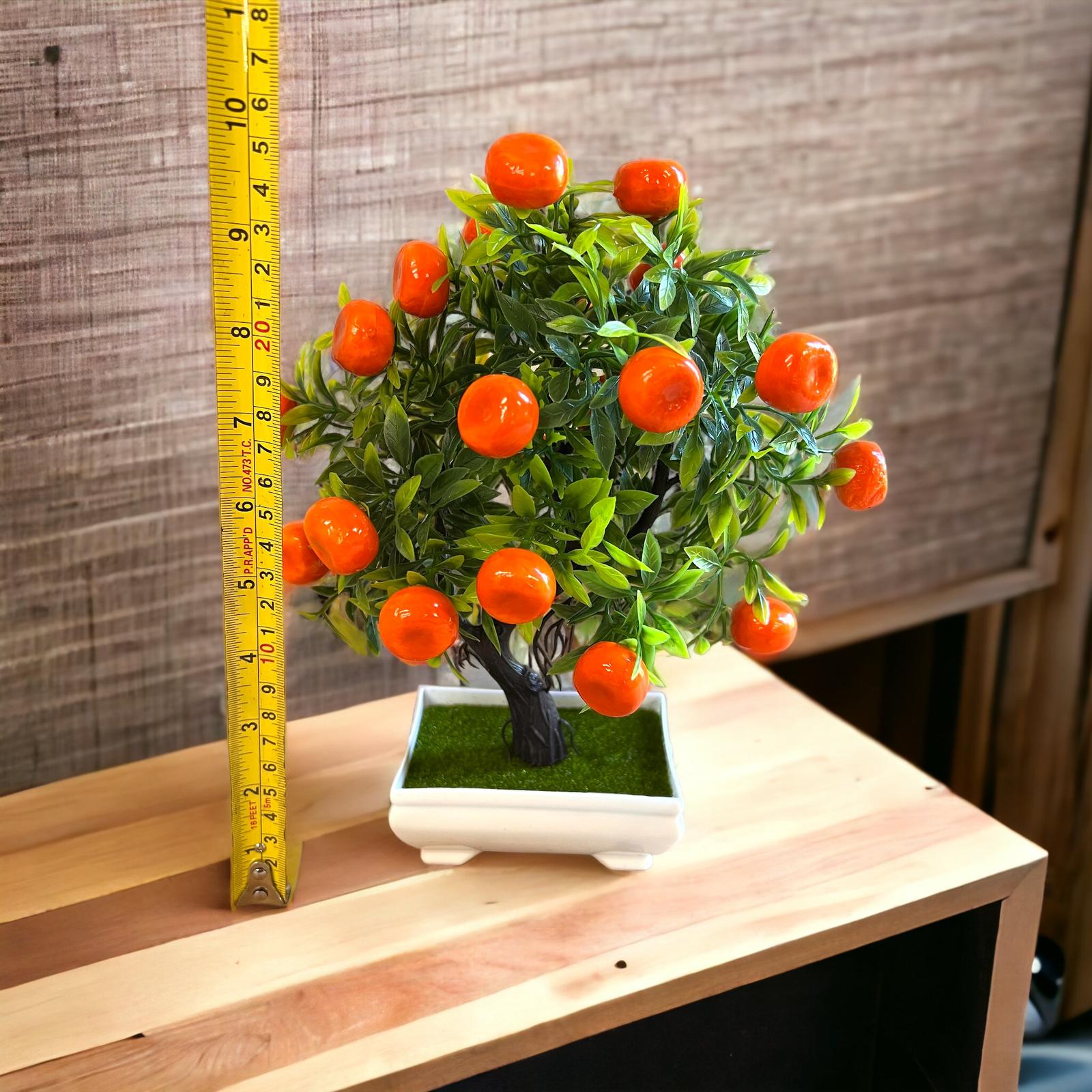 Gorgeous Orange Bonsai in pot of your choice-Artificial