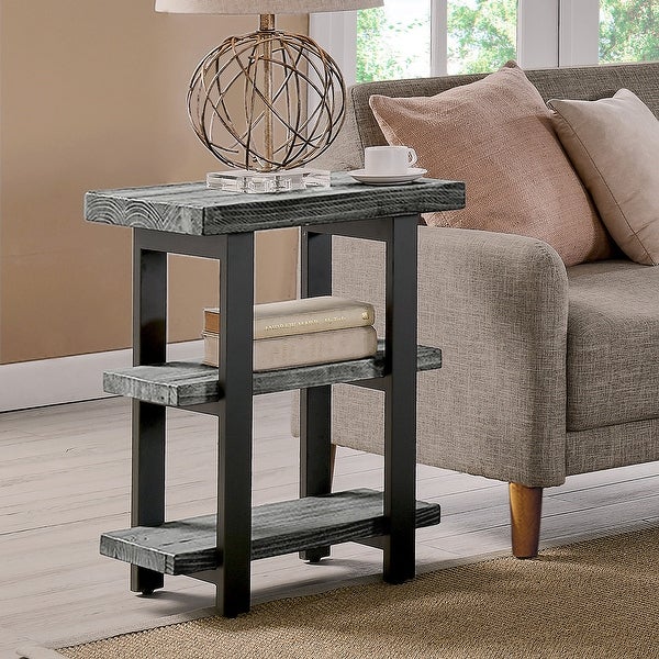 Carbon Loft Lawrence 2-shelf Rustic End Table