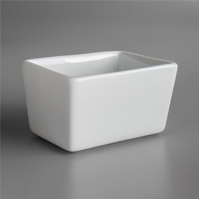 Oneida R4220000905 3.5 in. Royale Bright White Porcelain Sugar Caddy