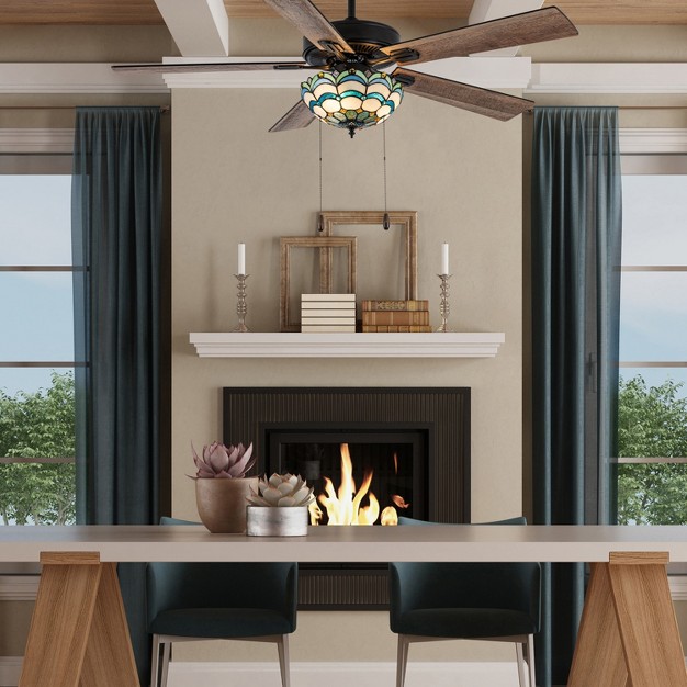 Suki 5 Blade Remote Controlled Lighted Ceiling Fan River Of Goods