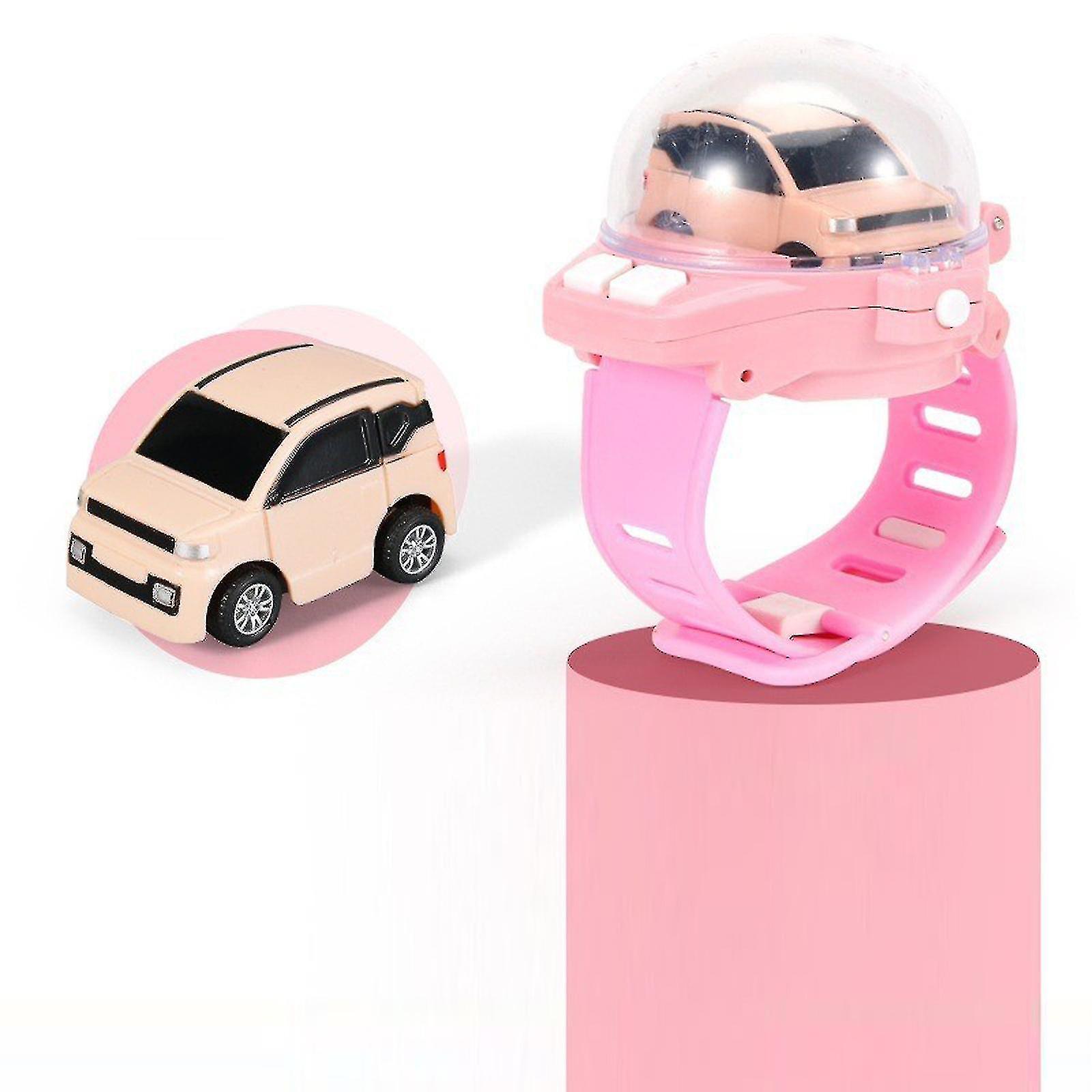 Mini Remote Control Car Watch Toys Cartoon Watch Remote Control Car Toy Gift For Boys Girls