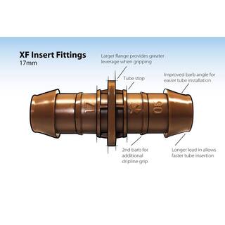 Rain Bird 12 in. Barbed Coupling (20-Pack) BC50-20