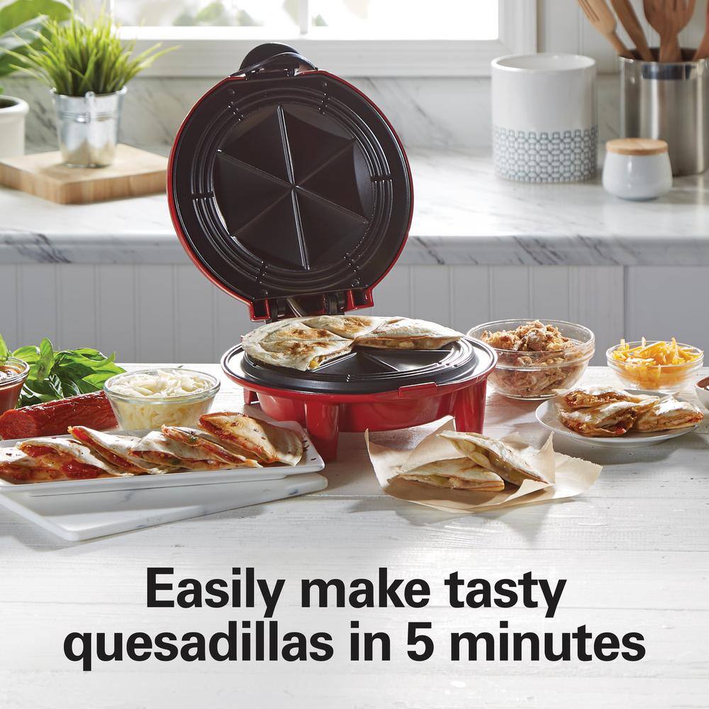 Hamilton Beach 6-Wedge 900 W Red Quesadilla Maker 25409