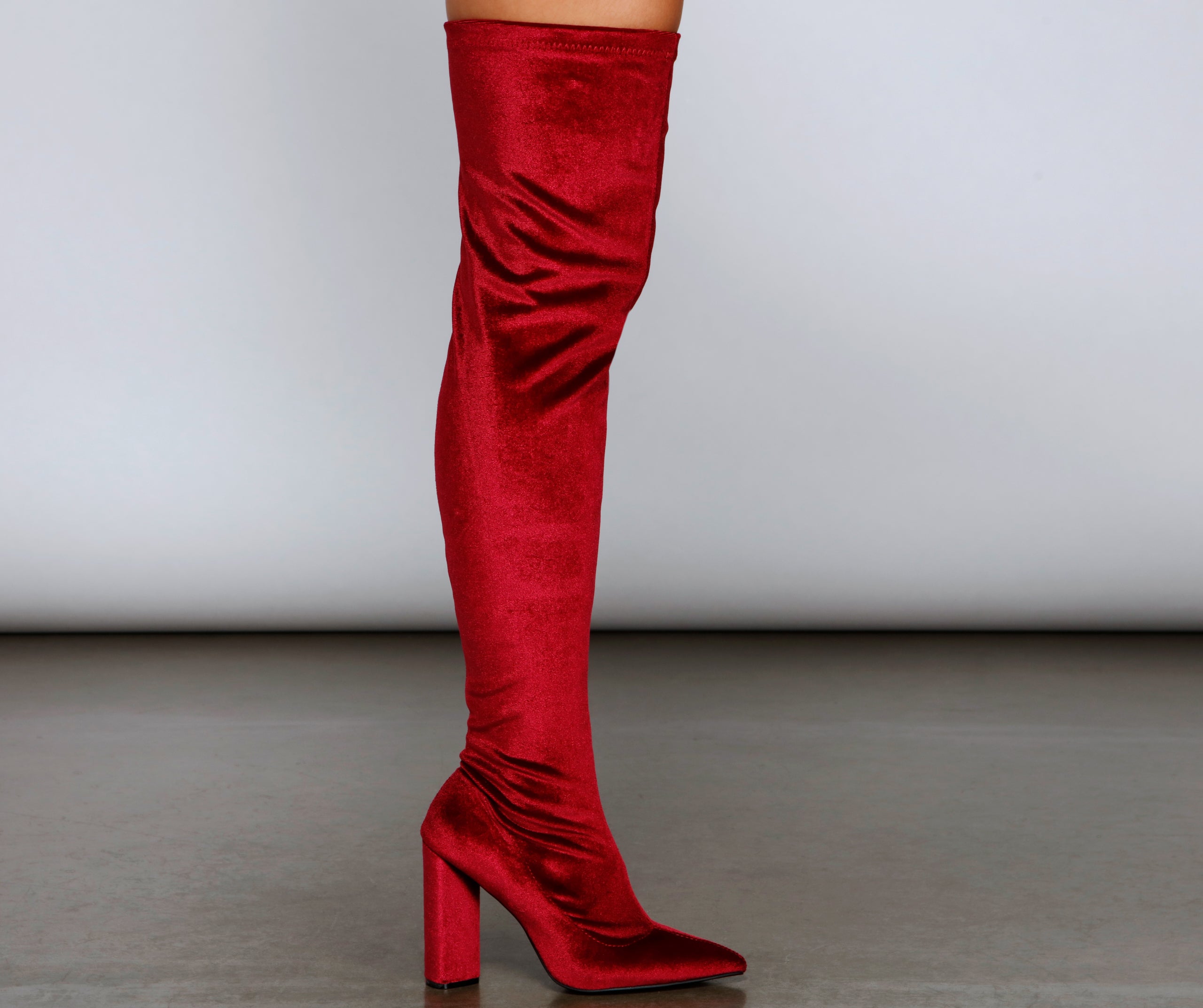 Haute Velvet Over-The-Knee Boots