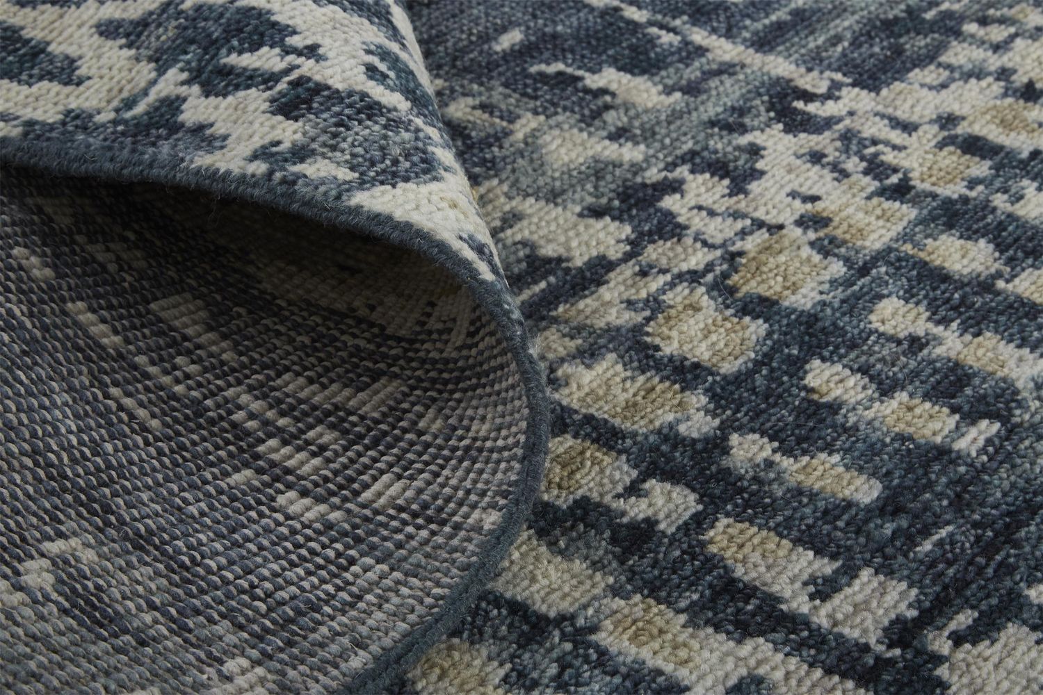 Scottsdale Blue and Beige Rug by BD Fine