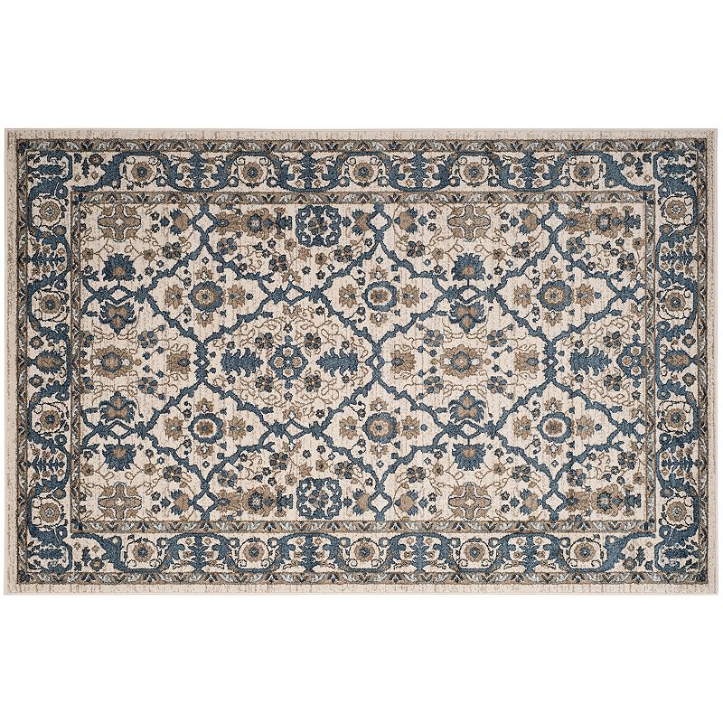 Safavieh Carolina Lattice Flower Framed Rug