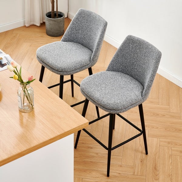 Ariel Counter Height Swivel Barstool Set of 2